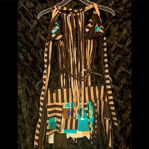 Vtg 2012 COMPLETE 3pc MULTI WEAR Tribal Fusion/Festival Costume HANDMADE & OOAK